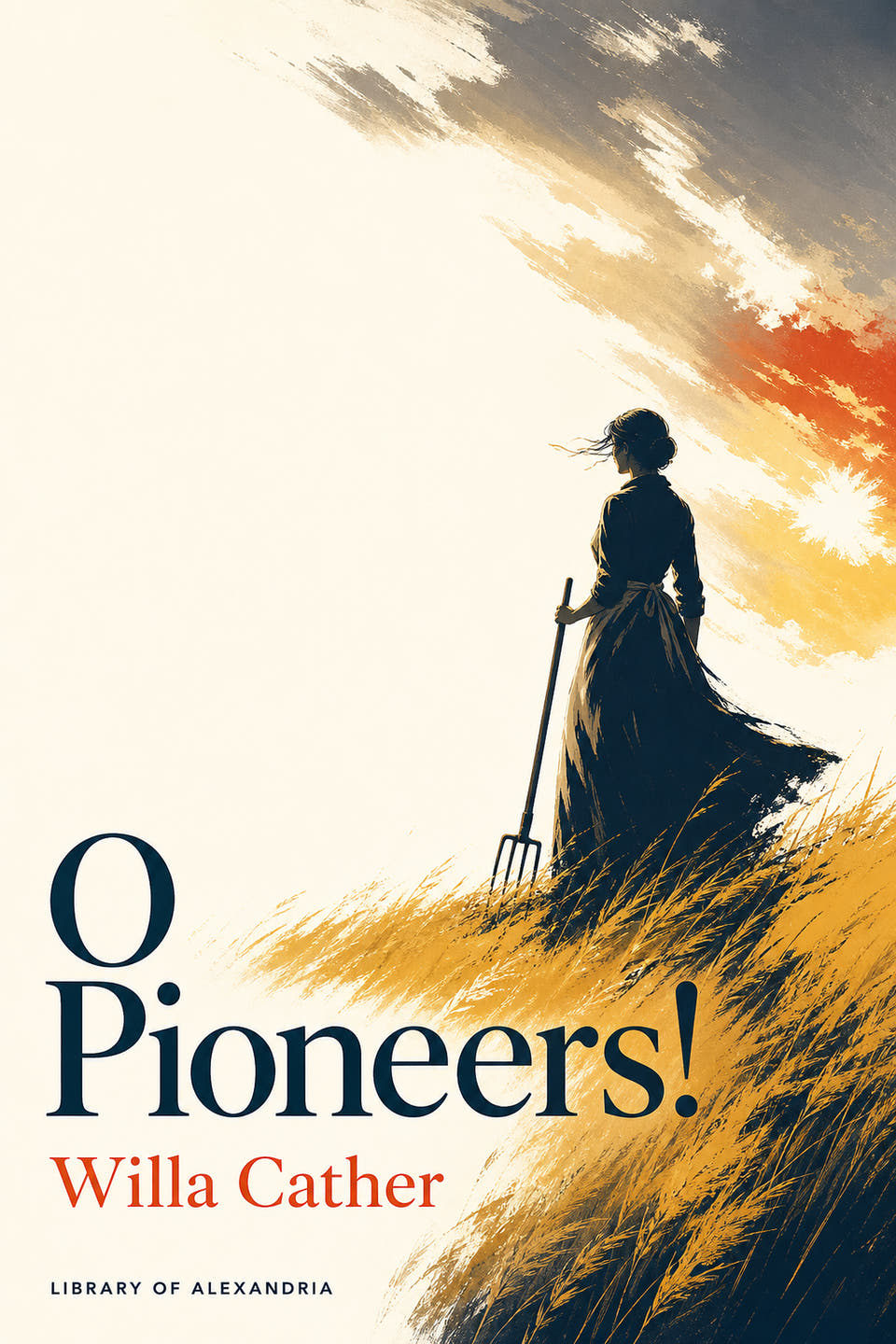 O Pioneers! by Willa Cather, the cover