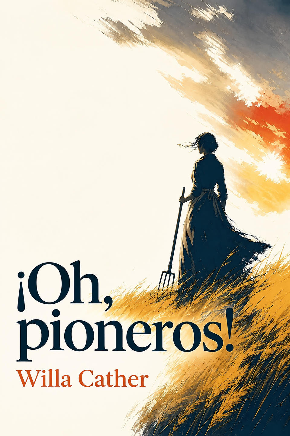 ¡Oh, pioneros! by Willa Cather, the cover