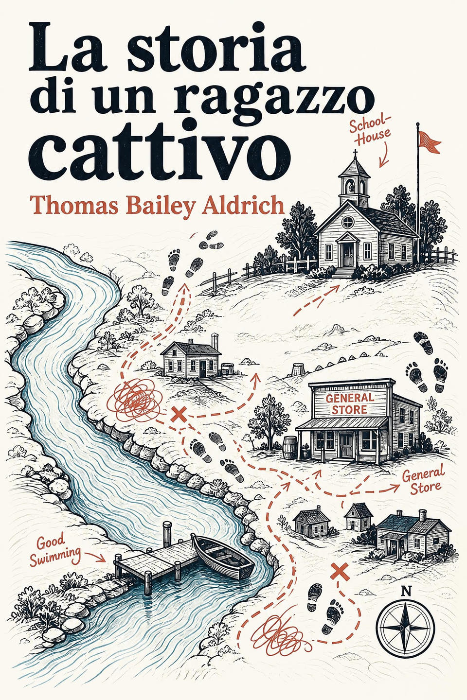 La storia di un ragazzo cattivo by Thomas Bailey Aldrich, the cover