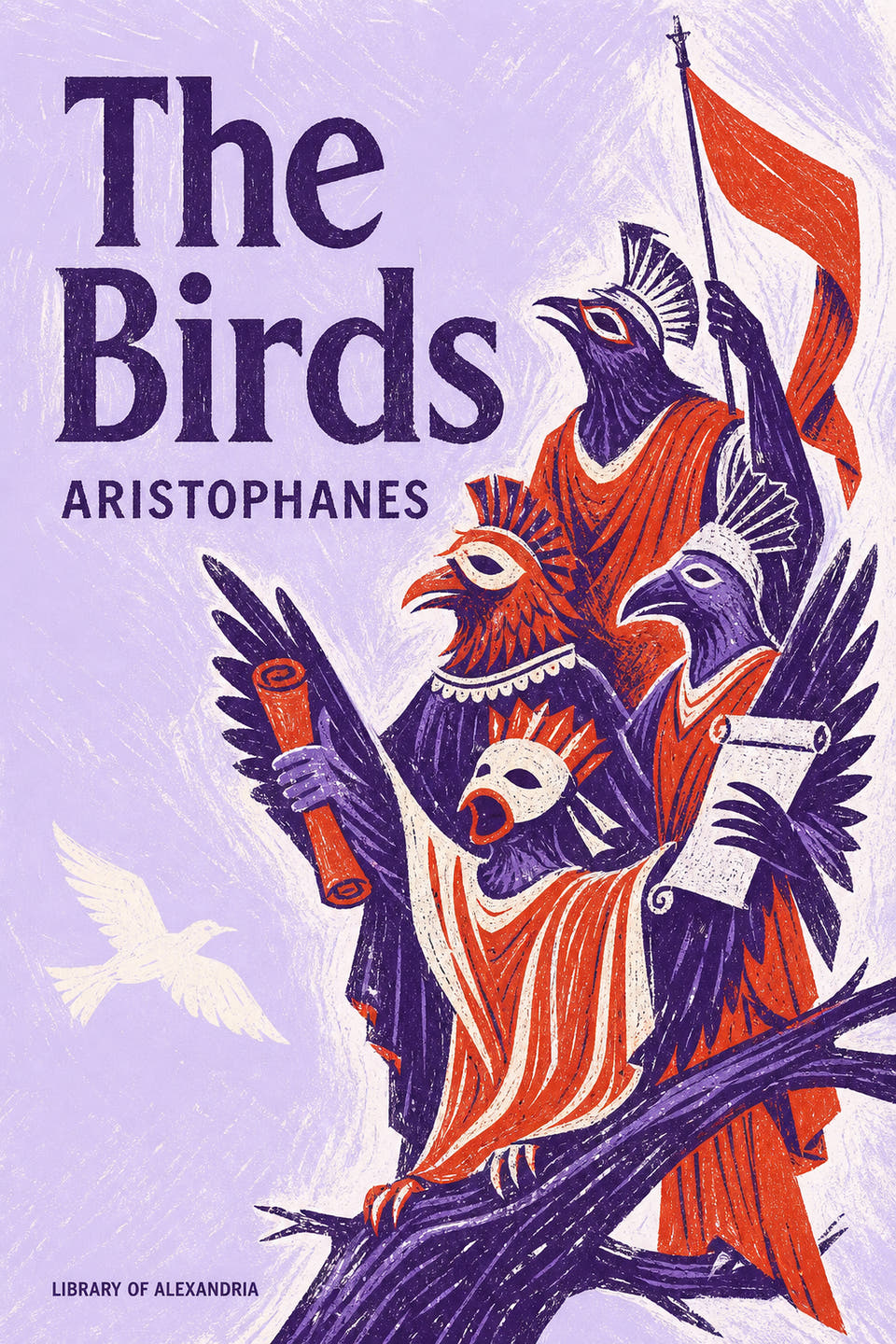 The Birds by Aristophanes, the cover