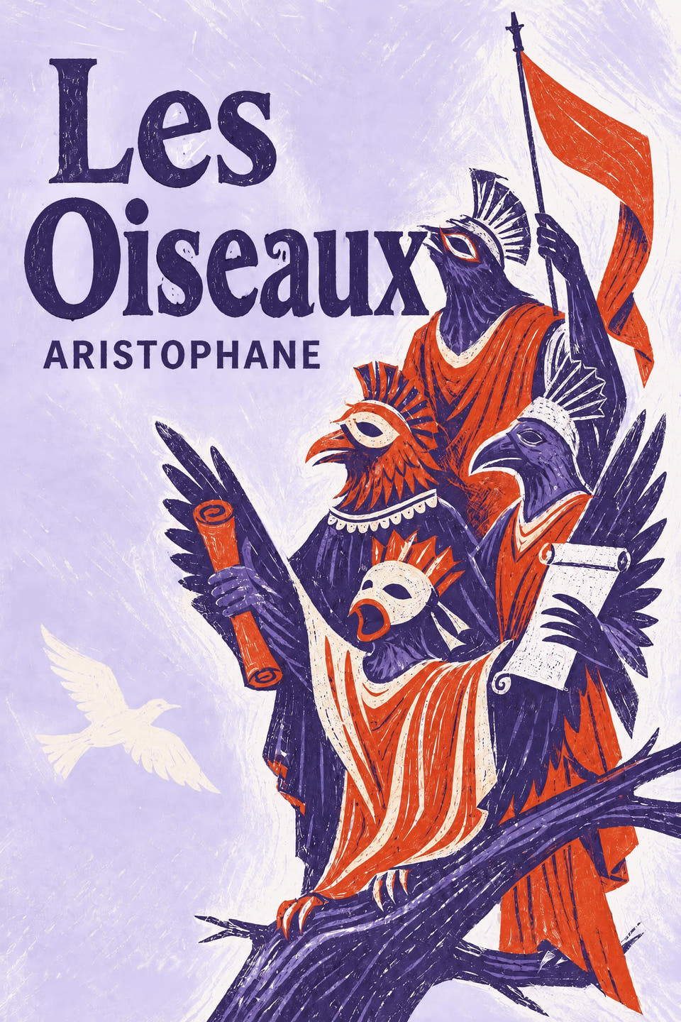 Les Oiseaux by Aristophane, the cover