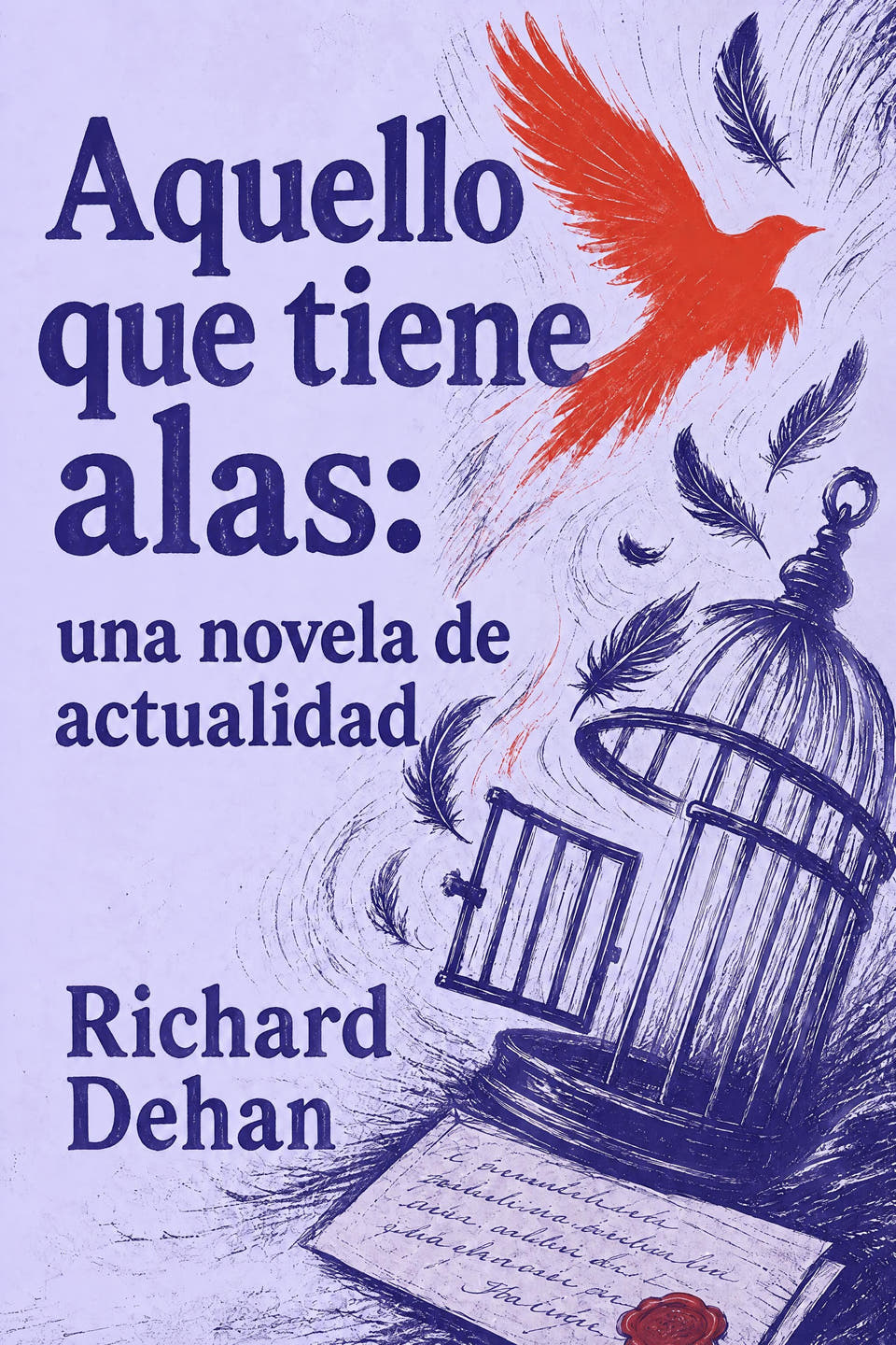 Aquello que tiene alas: una novela de actualidad by Richard Dehan, the cover