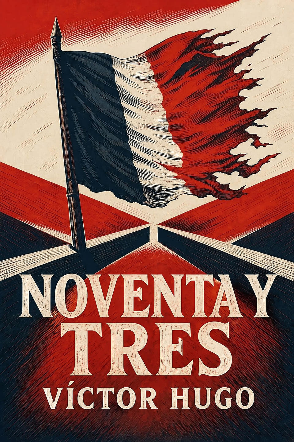 Noventa y tres by Víctor Hugo, the cover