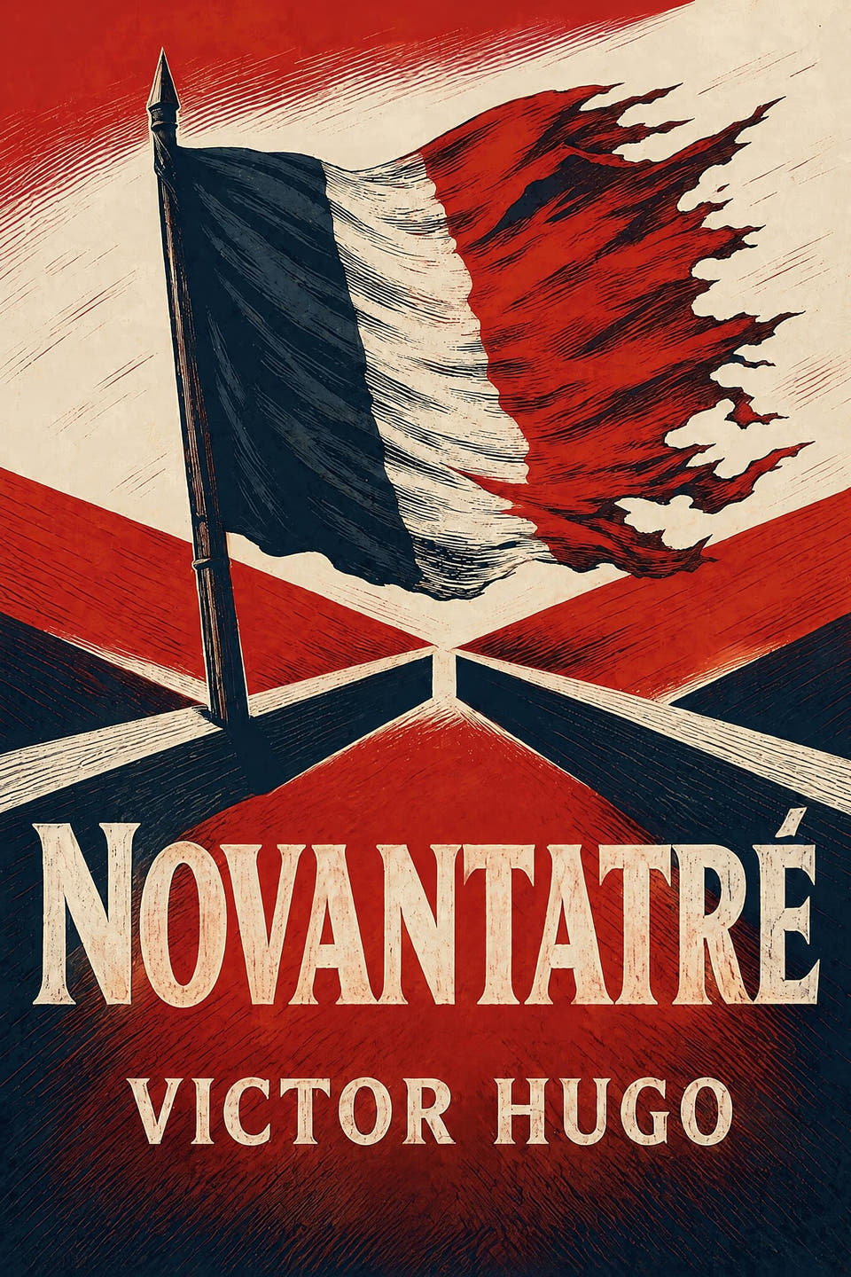 Novantatré by Victor Hugo, the cover