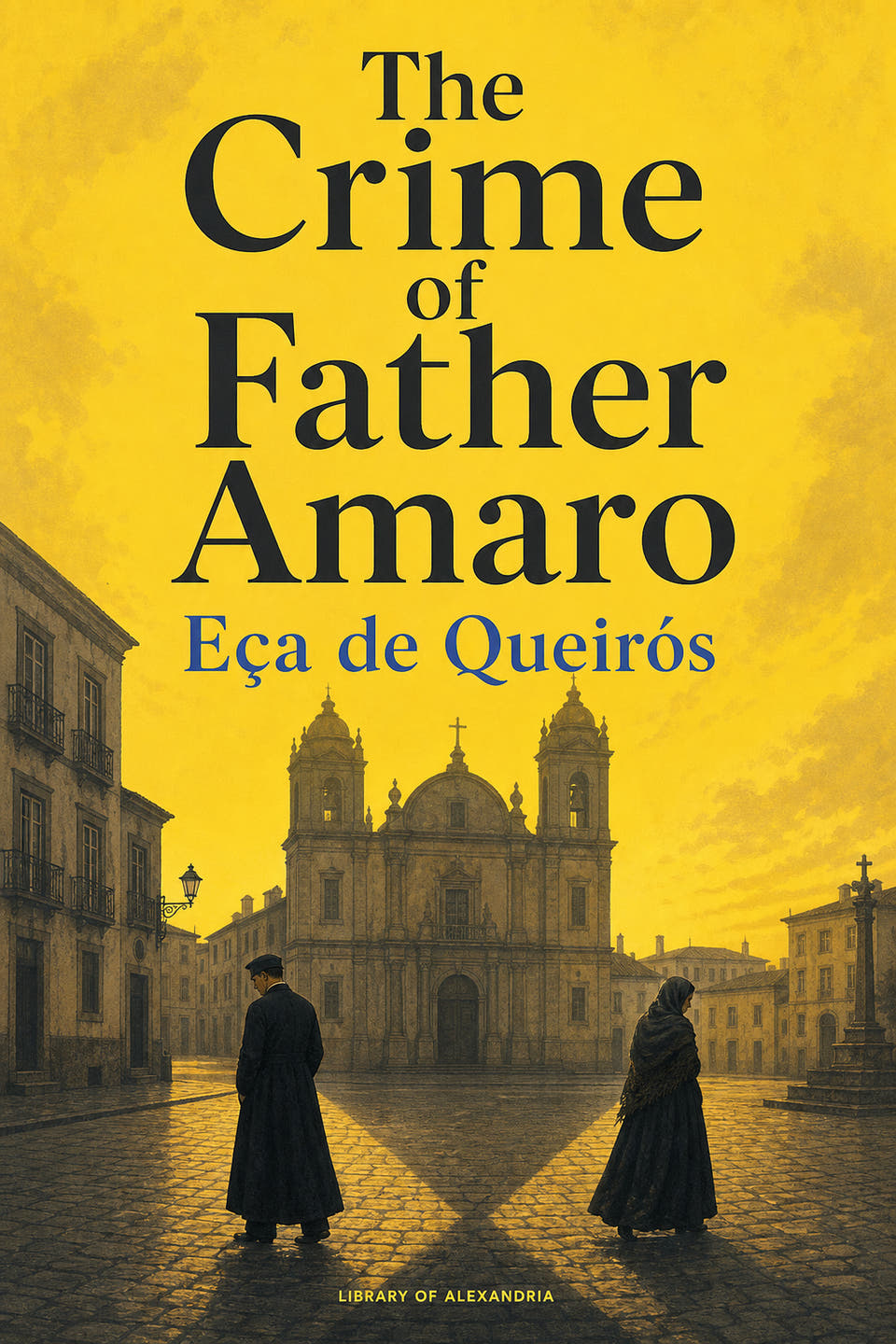 The Crime of Father Amaro by Eça de Queirós, the cover