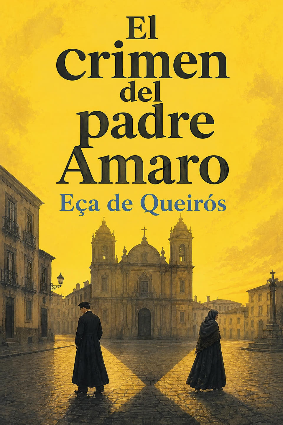 El crimen del padre Amaro by Eça de Queirós, the cover