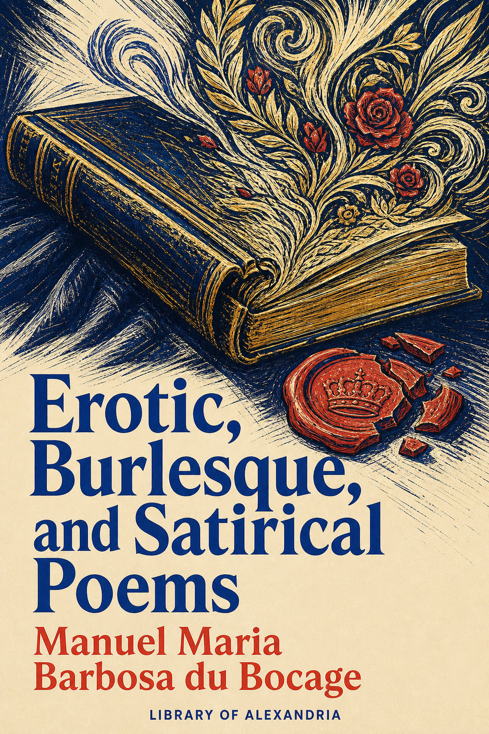 Erotic, Burlesque, and Satirical Poems by Manuel Maria Barbosa du Bocage, the cover