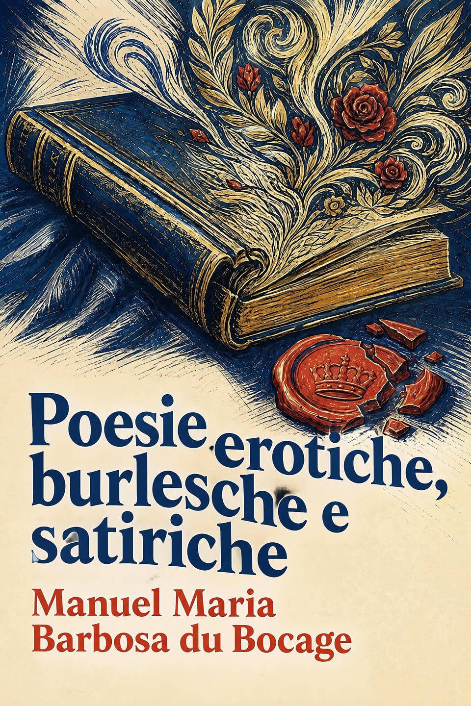 Poesie erotiche, burlesche e satiriche by Manuel Maria Barbosa du Bocage, the cover