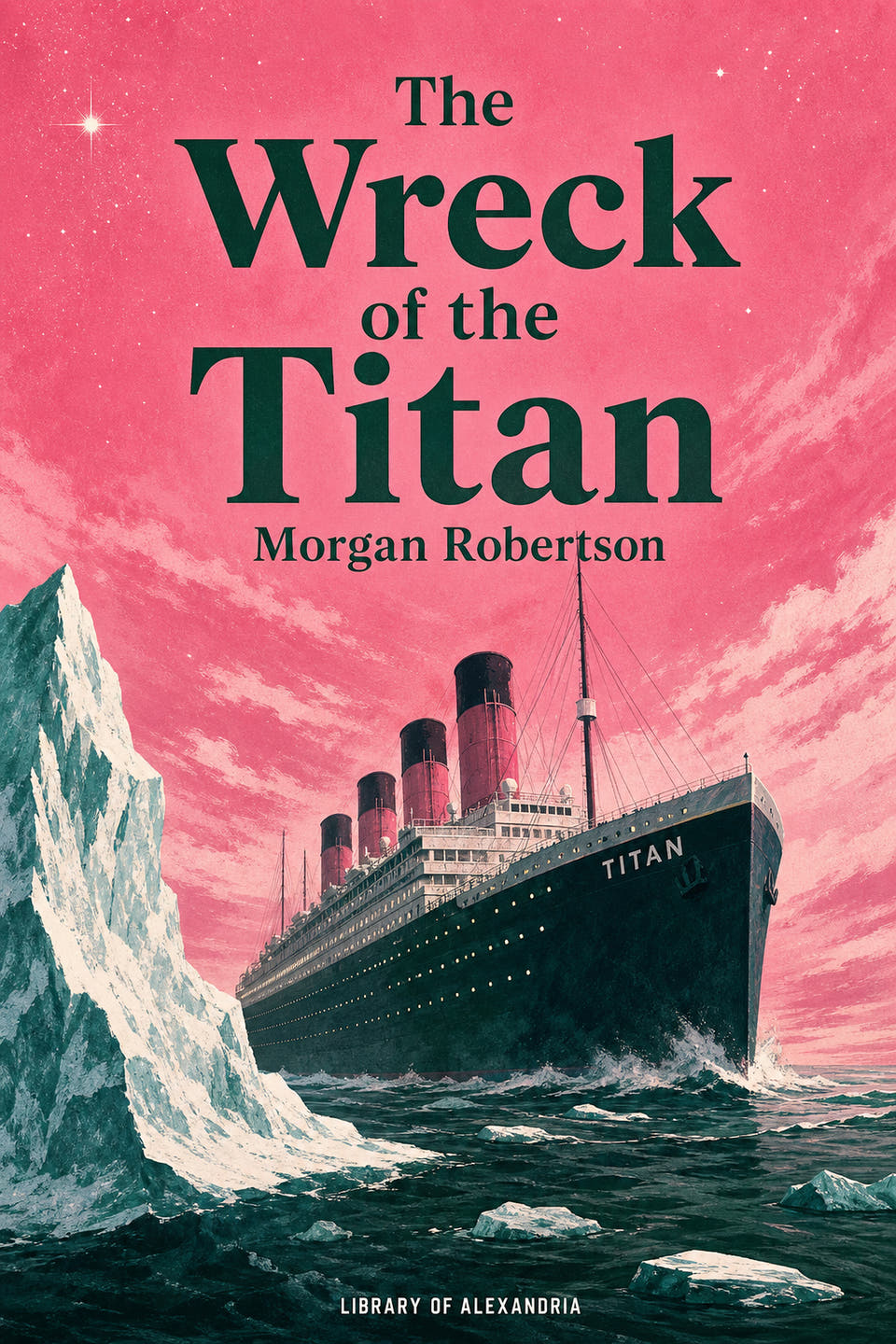 The Wreck of the Titan by Morgan Robertson, the cover