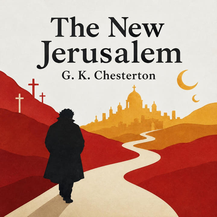 The New Jerusalem, the audiobook cover