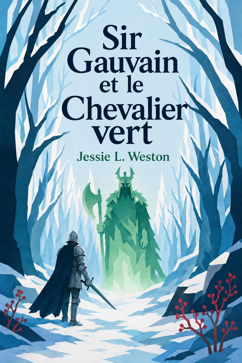 Sir Gauvain et le Chevalier vert by Jessie L. Weston, the cover