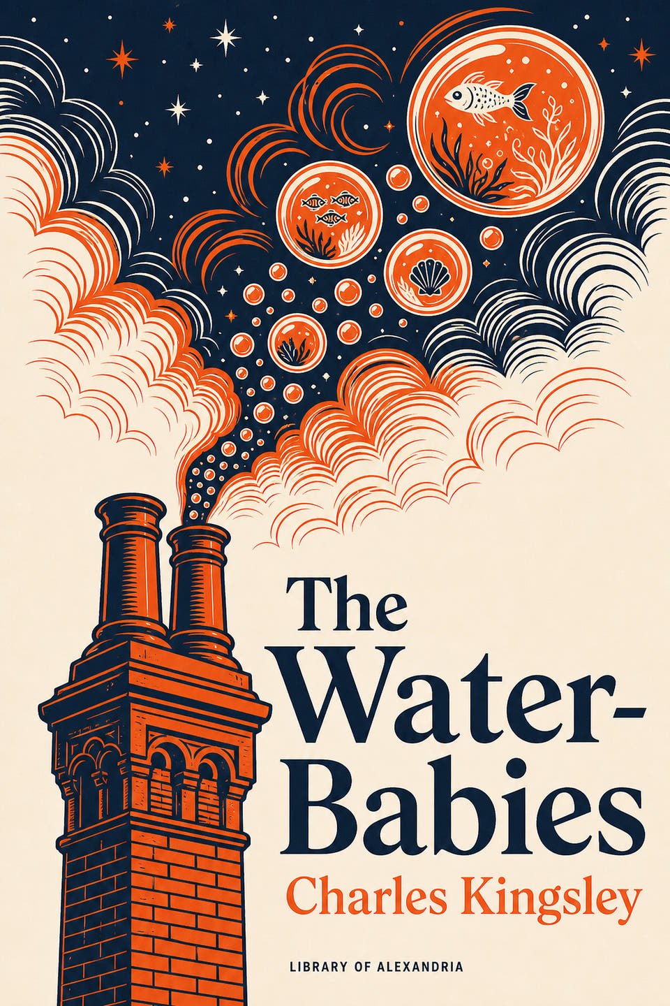 The Water-Babies by Charles Kingsley, the cover
