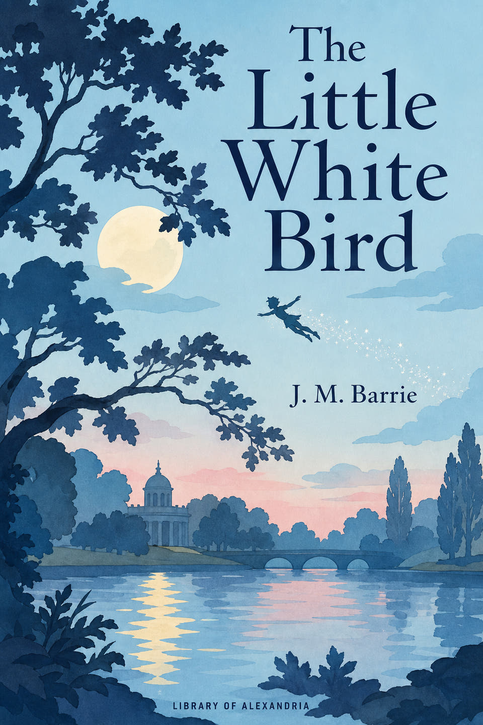 The Little White Bird by J. M. Barrie, the cover