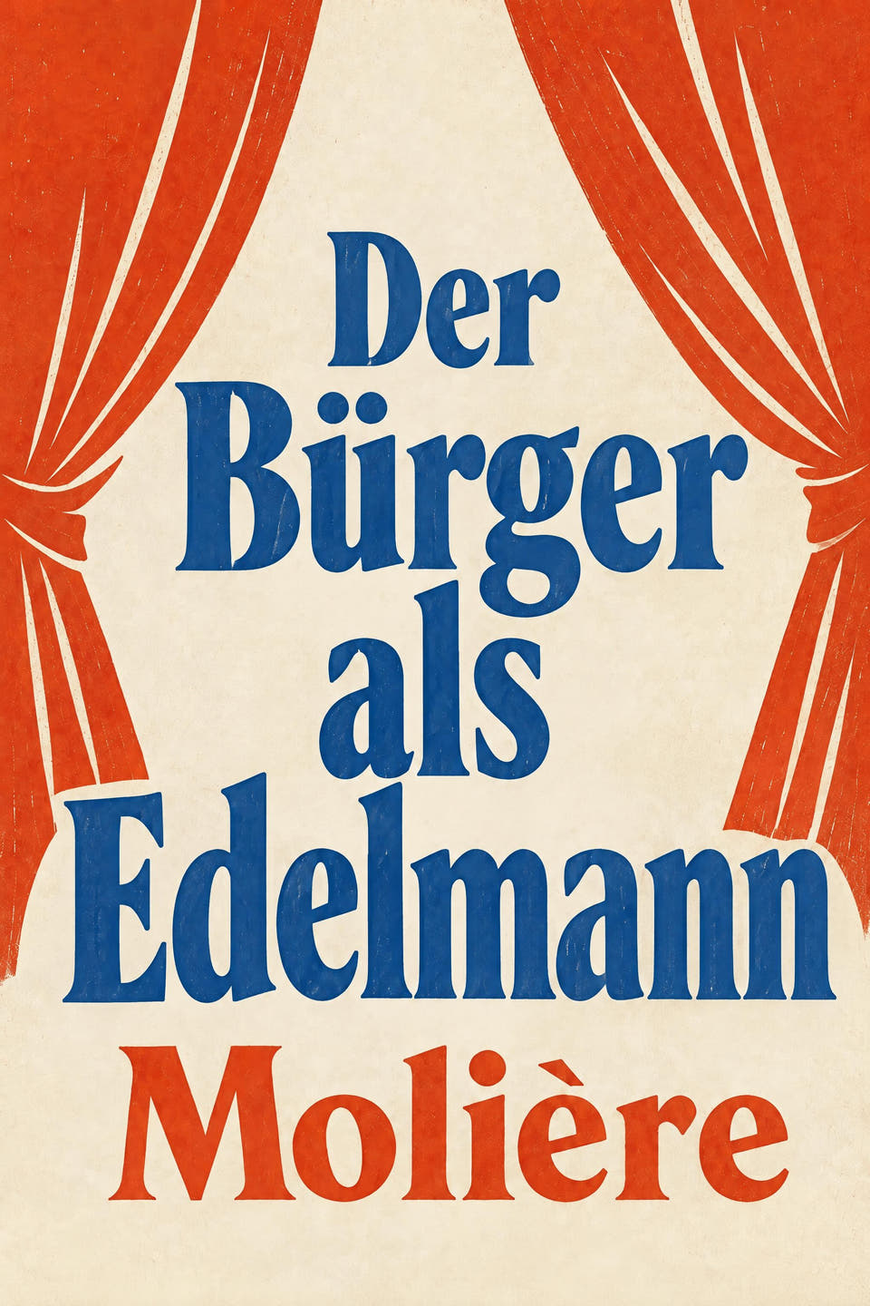 Der Bürger als Edelmann by Molière, the cover