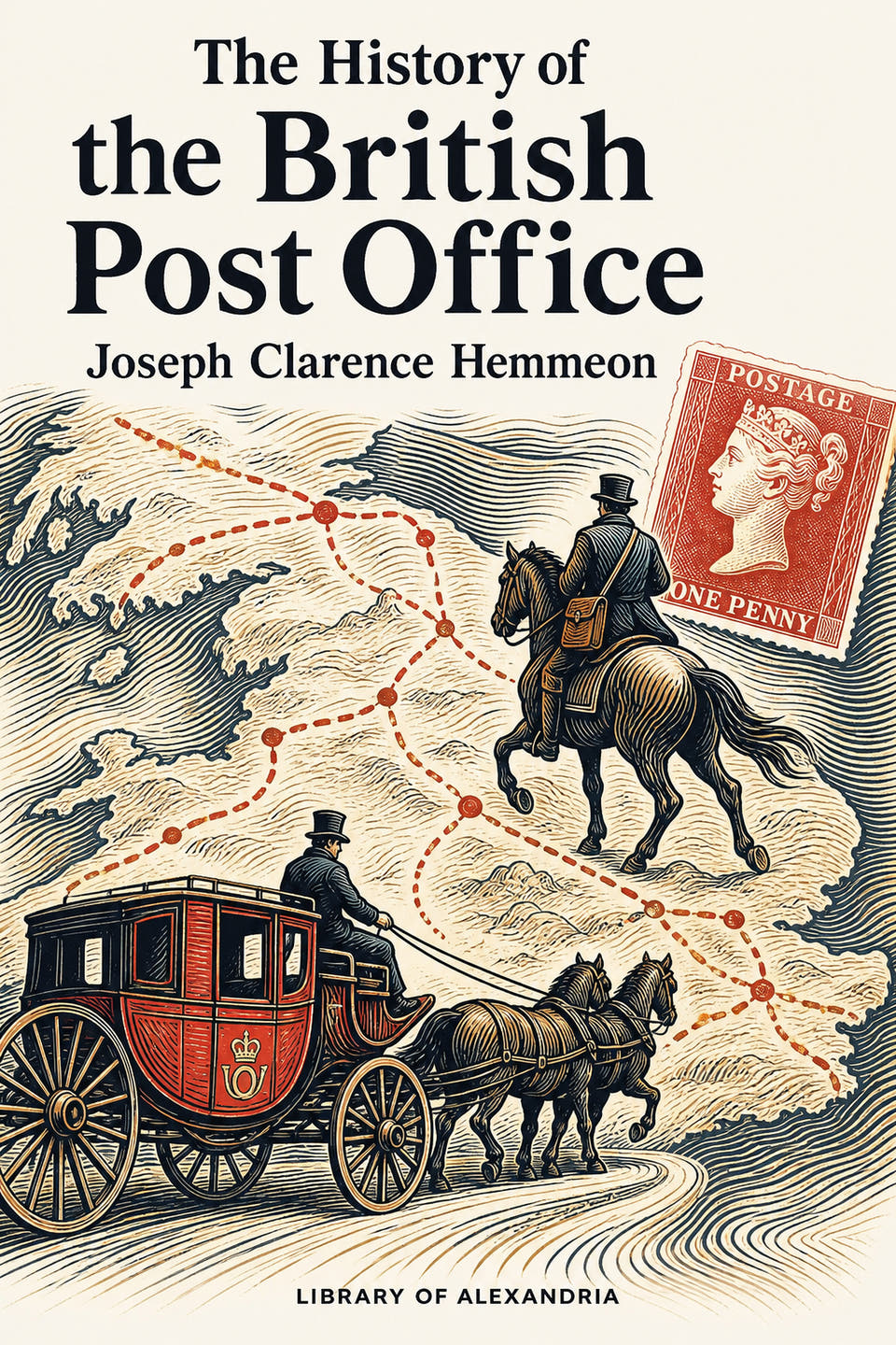 The History of the British Post Office by Joseph Clarence Hemmeon, the cover