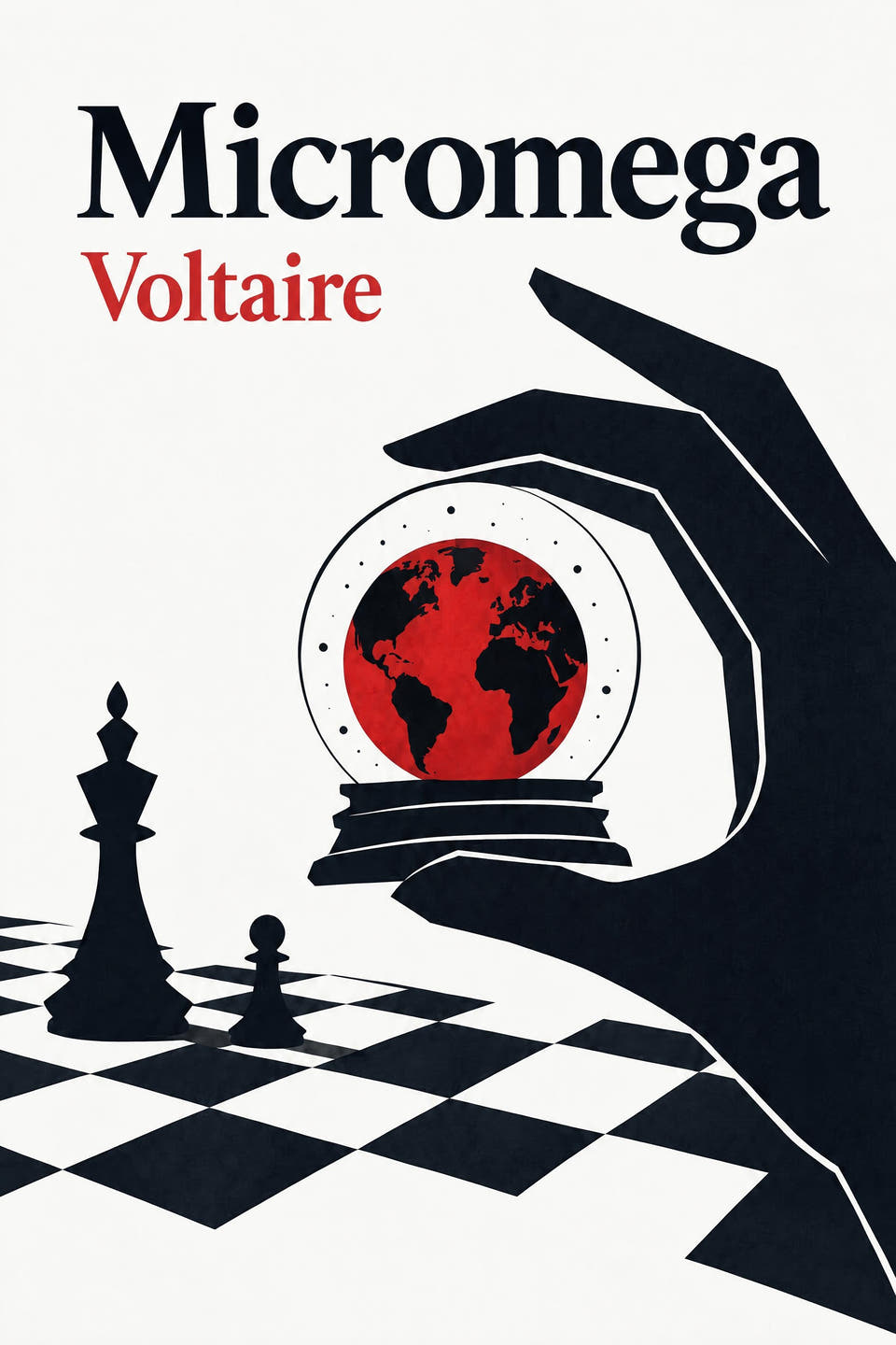 Micromega by Voltaire, the cover