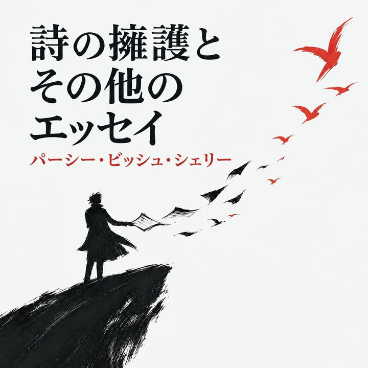 『詩の擁護とその他のエッセイ』のオーディオブックの表紙