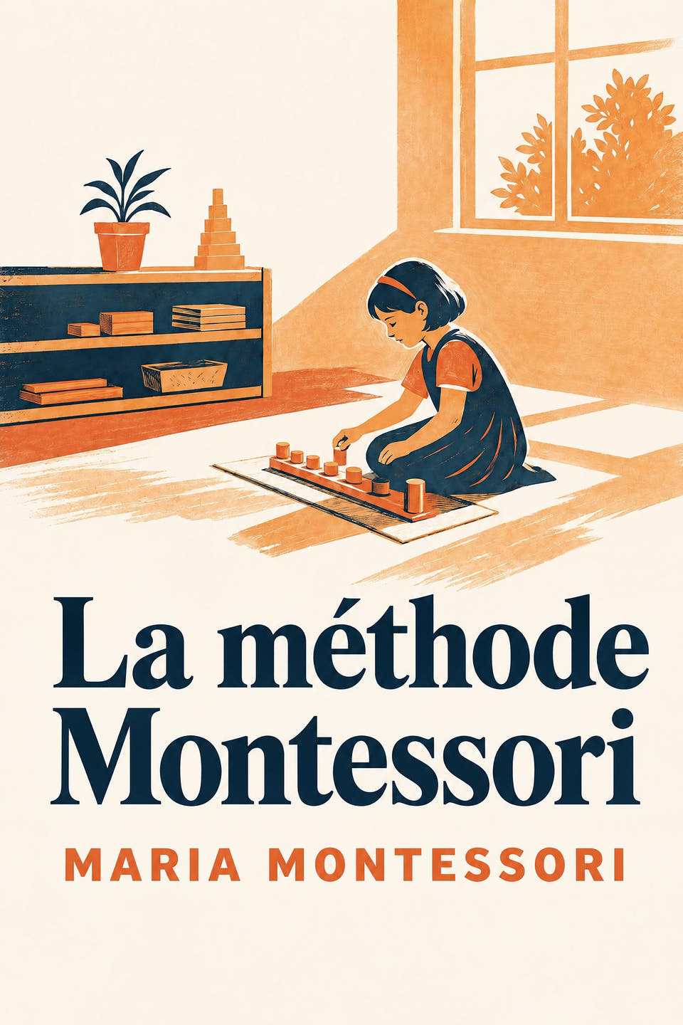 La méthode Montessori by Maria Montessori, the cover