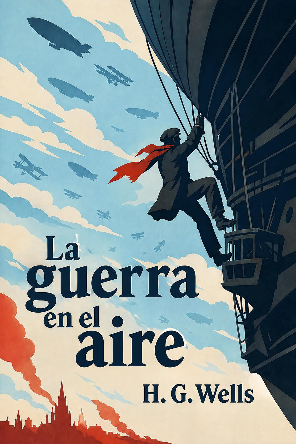 La guerra en el aire by H. G. Wells, the cover