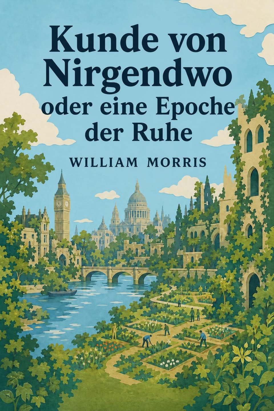 Kunde von Nirgendwo oder eine Epoche der Ruhe by William Morris, the cover