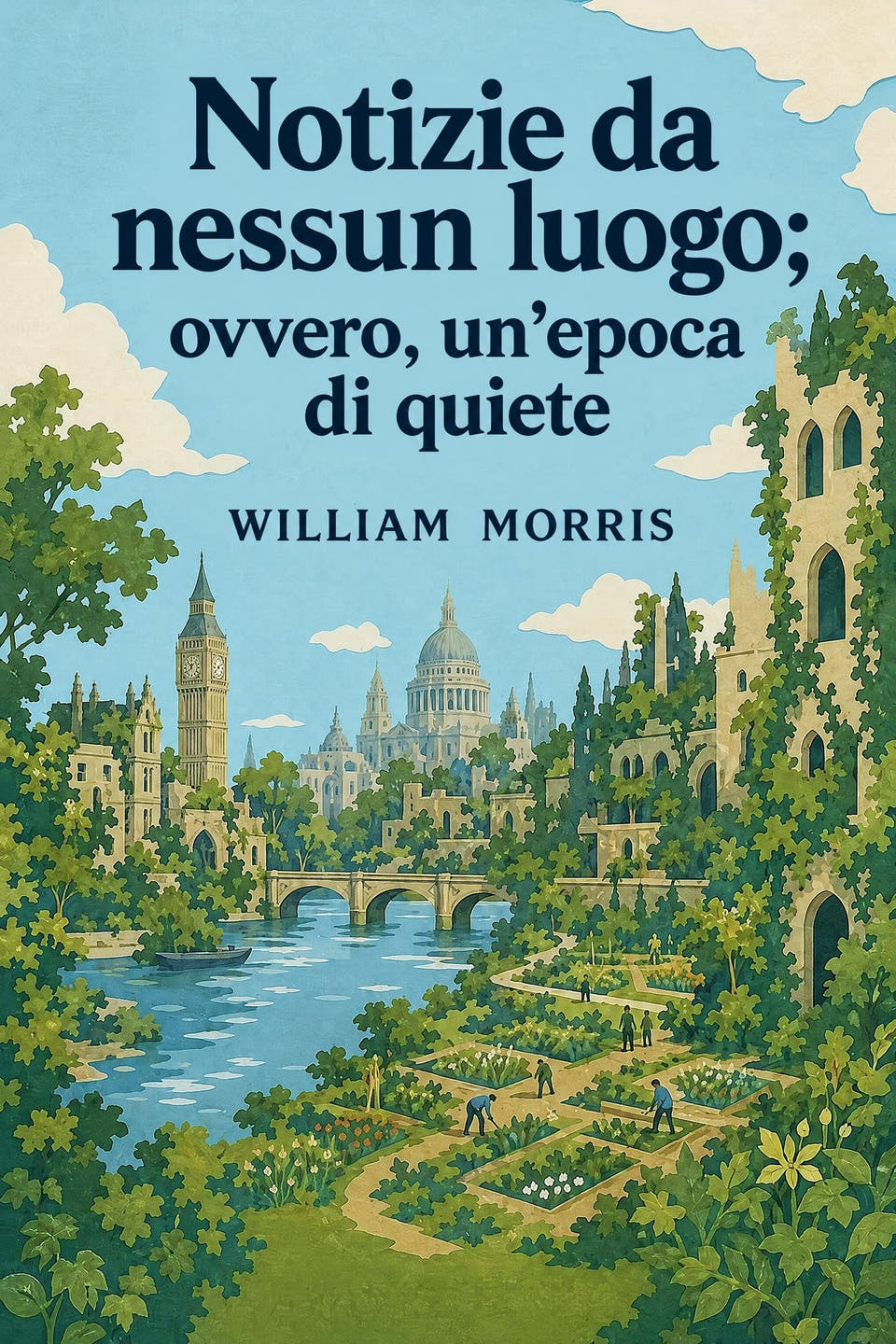 Notizie da nessun luogo; ovvero, un’epoca di quiete by William Morris, the cover