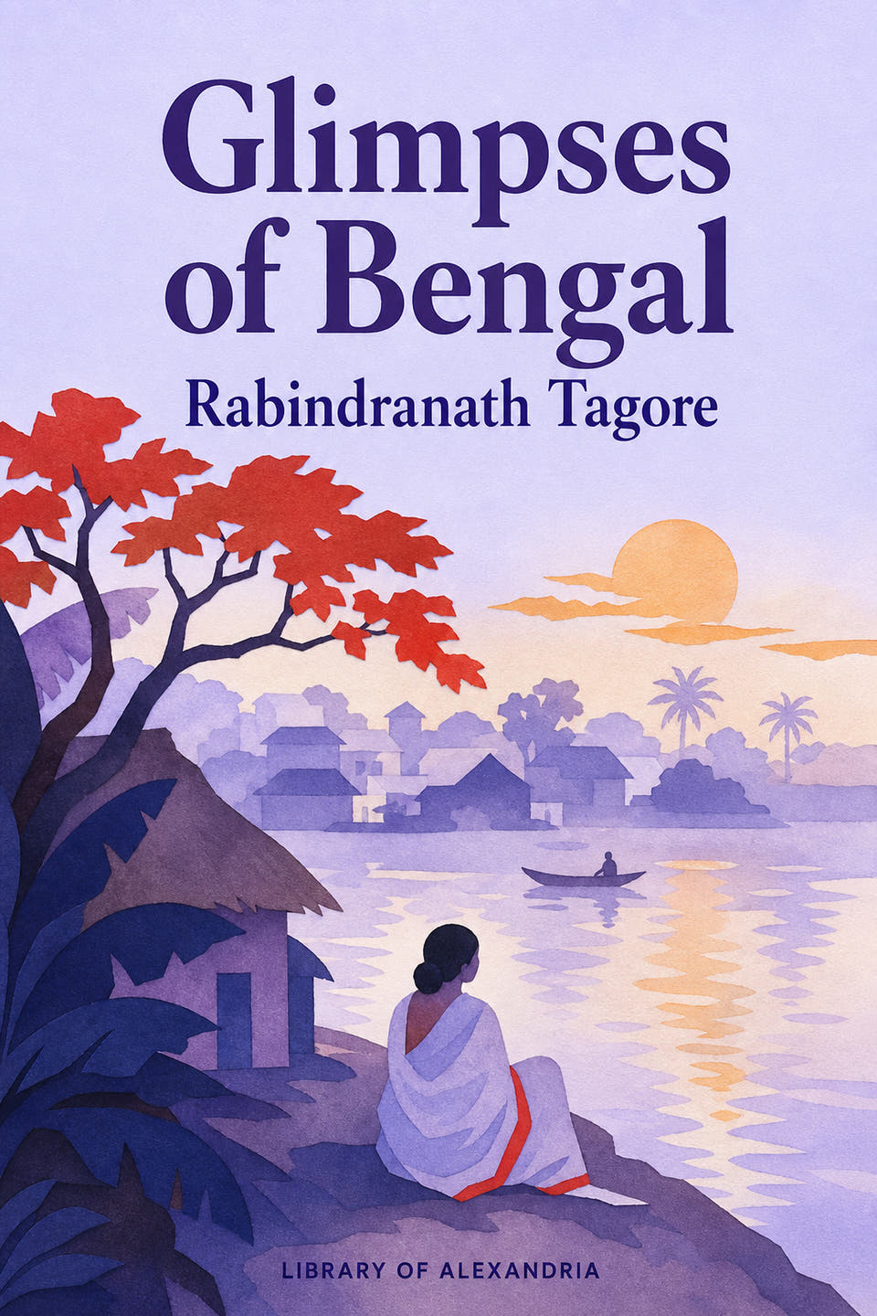 Glimpses of Bengal by Rabindranath Tagore, the cover