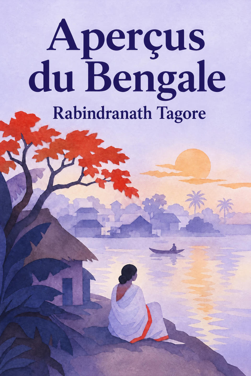 Aperçus du Bengale by Rabindranath Tagore, the cover
