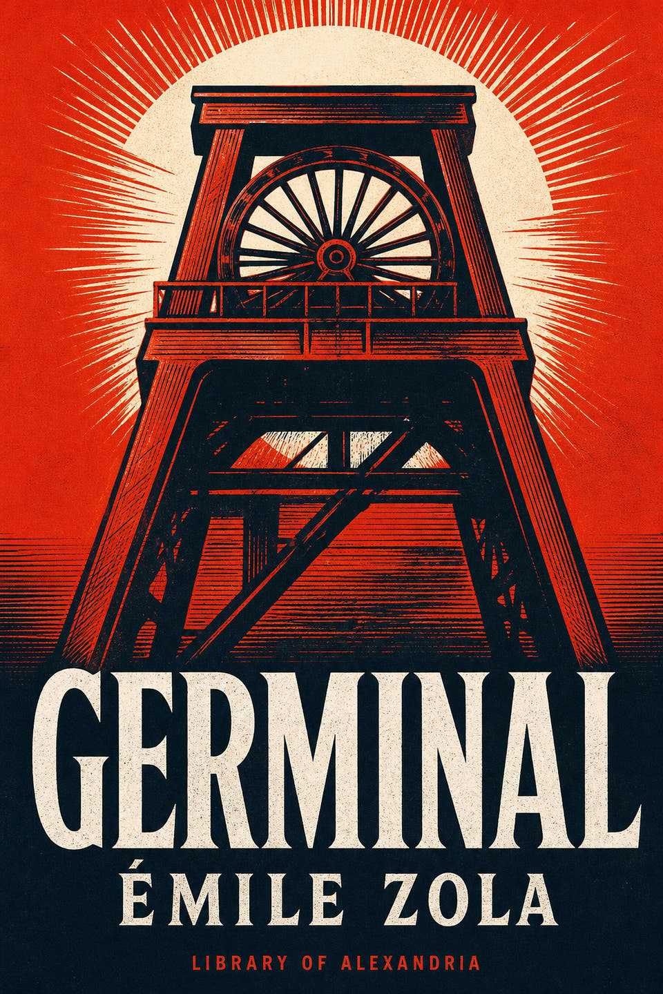 Germinal by Émile Zola, the cover