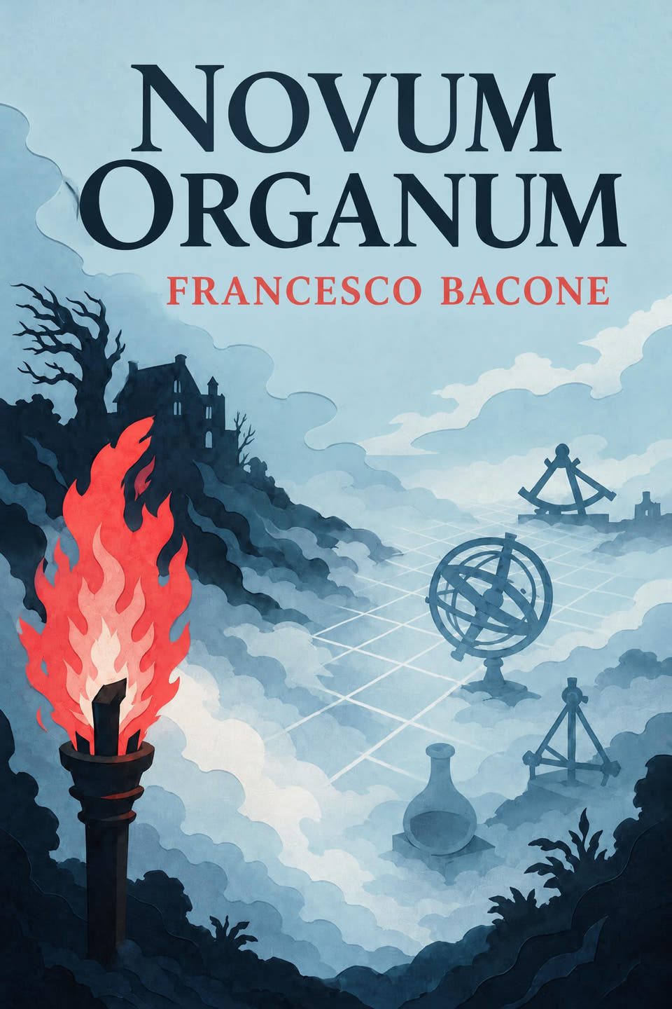 Novum Organum by Francesco Bacone, the cover