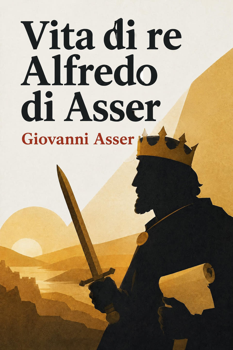 Vita di re Alfredo di Asser by Giovanni Asser, the cover