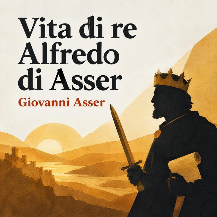 Vita di re Alfredo di Asser, the audiobook cover