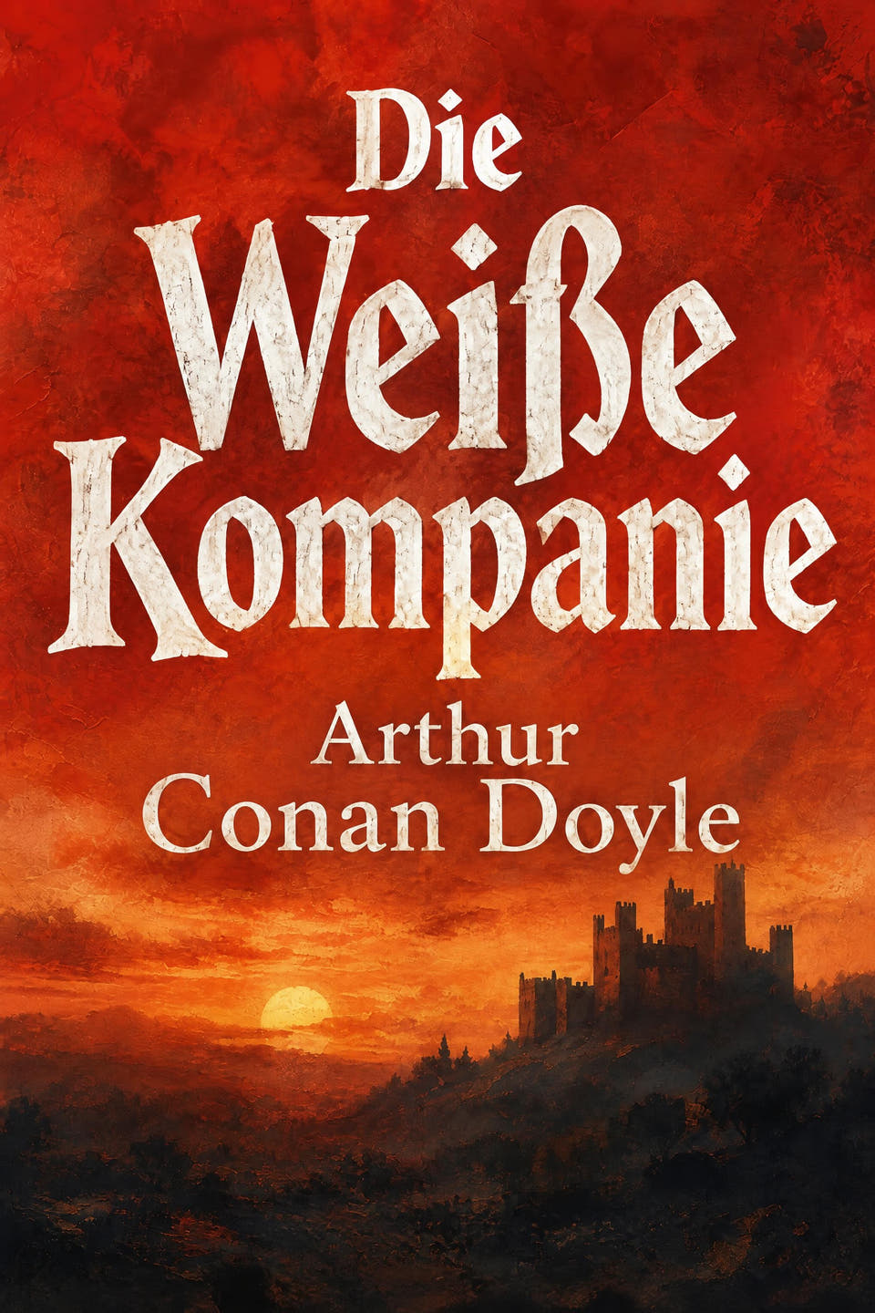 Die Weiße Kompanie by Arthur Conan Doyle, the cover