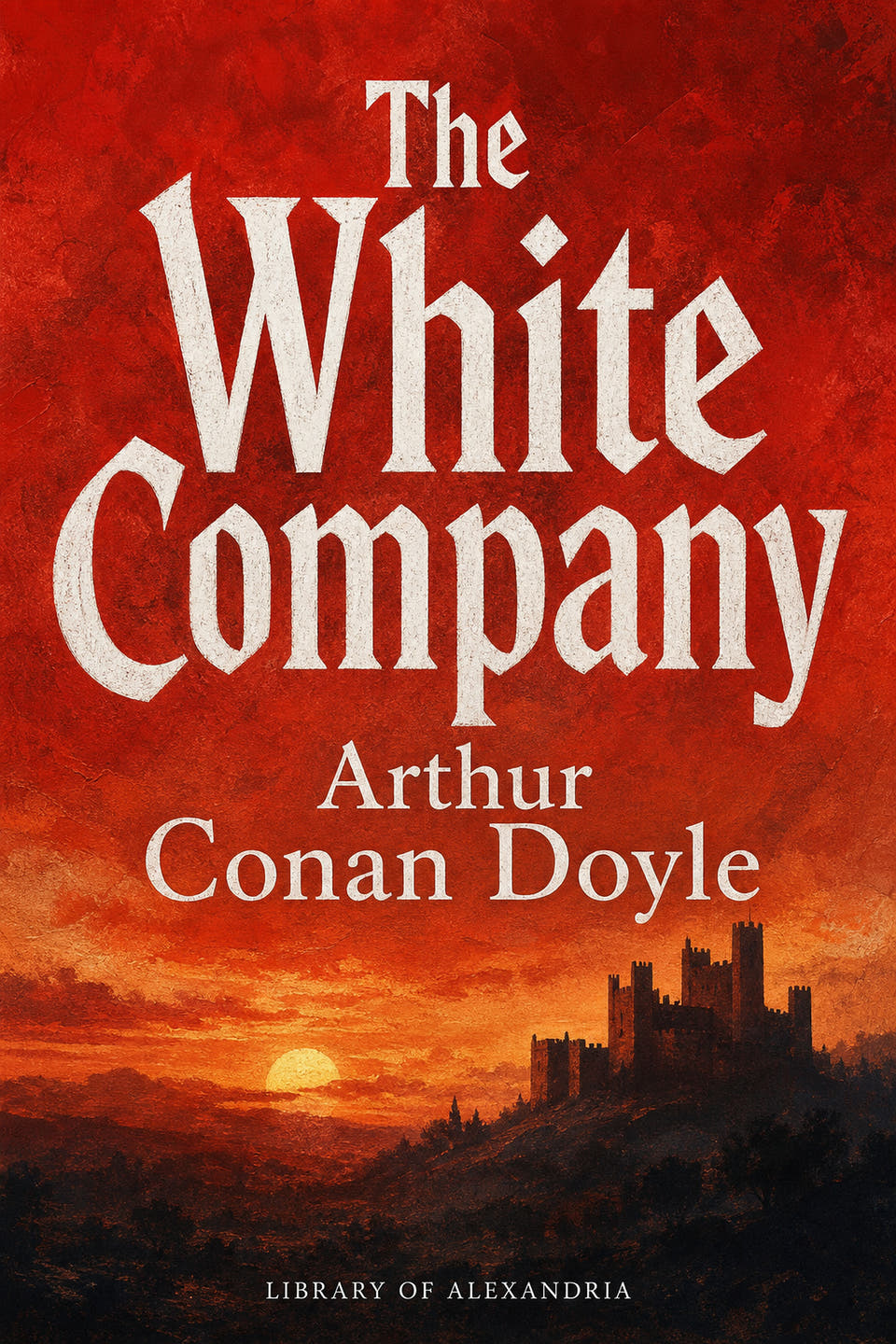 The White Company by Arthur Conan Doyle, the cover
