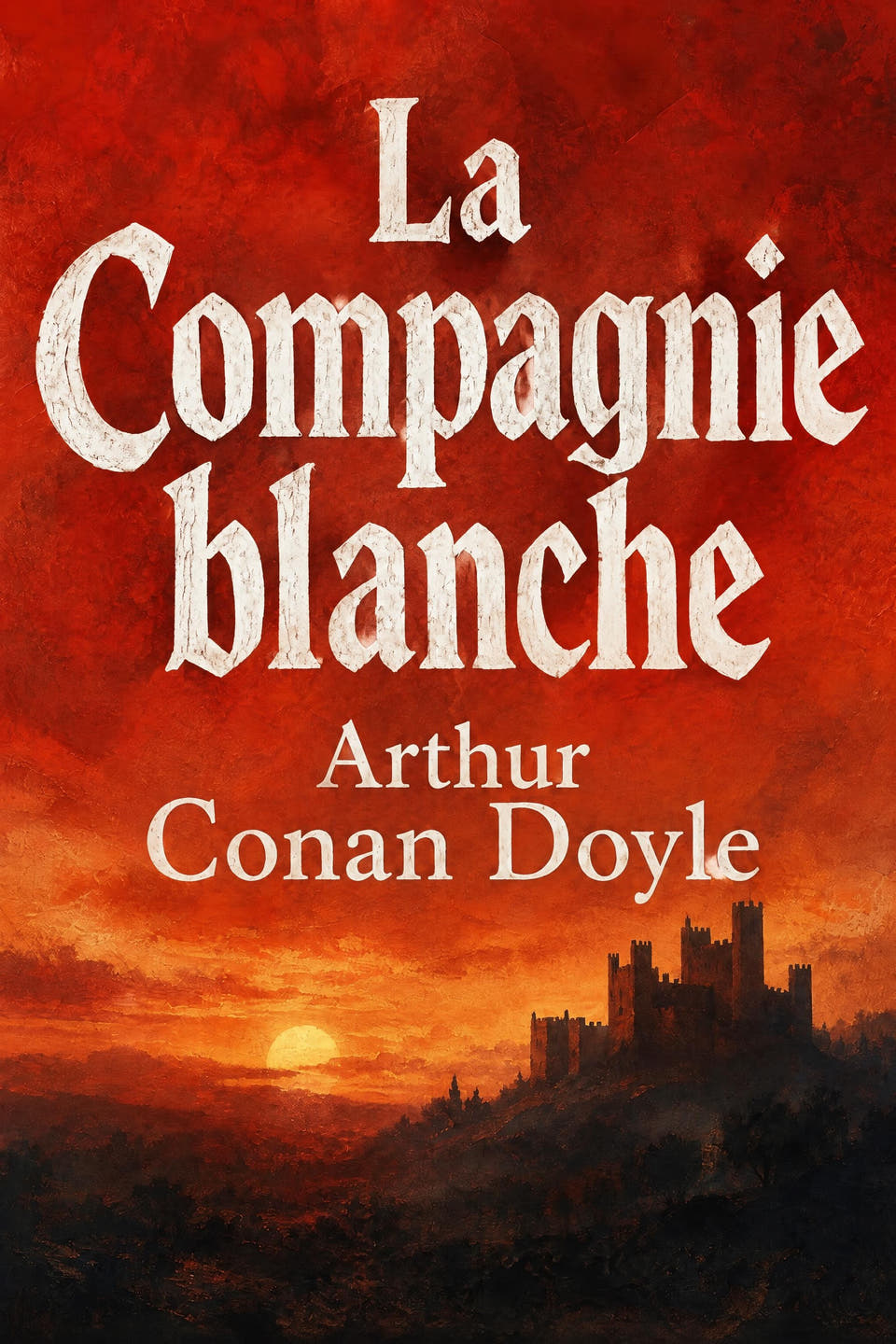 La Compagnie blanche by Arthur Conan Doyle, the cover