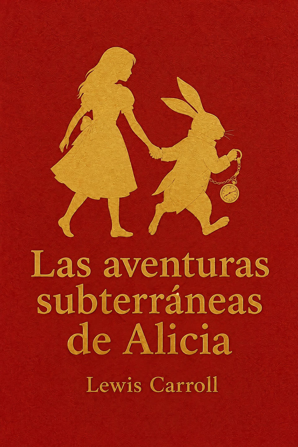 Las aventuras subterráneas de Alicia by Lewis Carroll, the cover