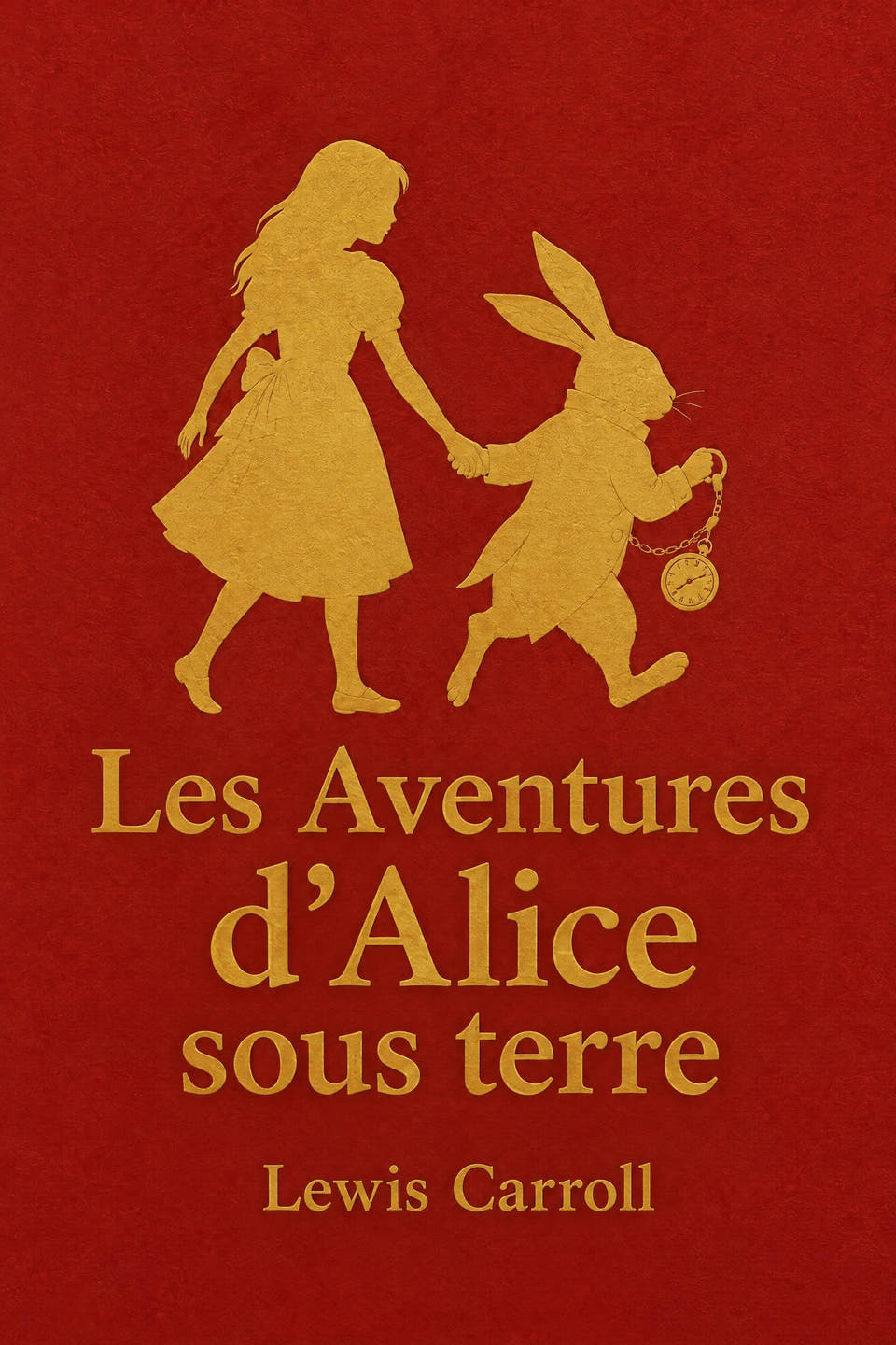 Les Aventures d’Alice sous terre by Lewis Carroll, the cover