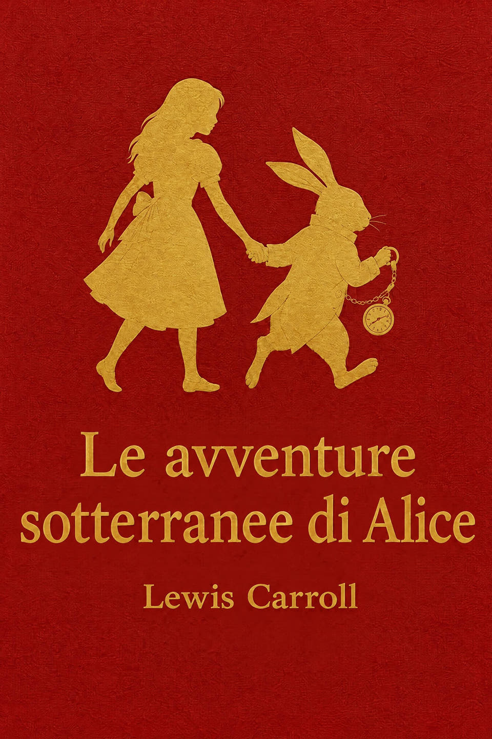 Le avventure sotterranee di Alice by Lewis Carroll, the cover