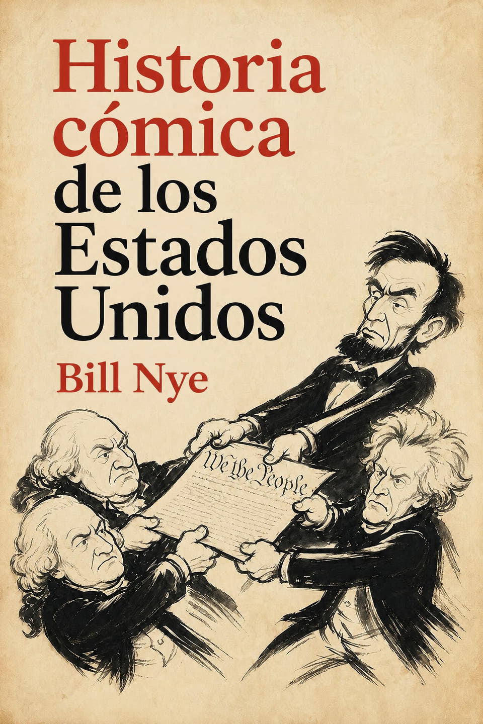 Portada de Historia cómica de los Estados Unidos, de Bill Nye