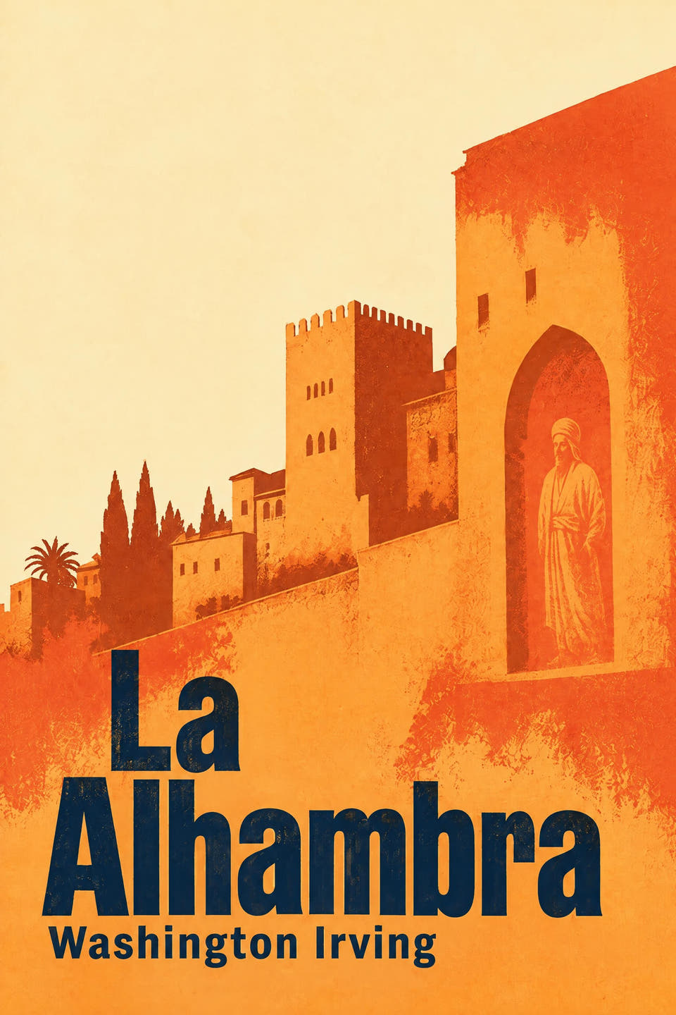 La Alhambra by Washington Irving, the cover