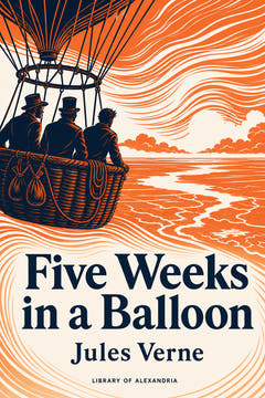 Five Weeks in a Balloon, the cover of this edition