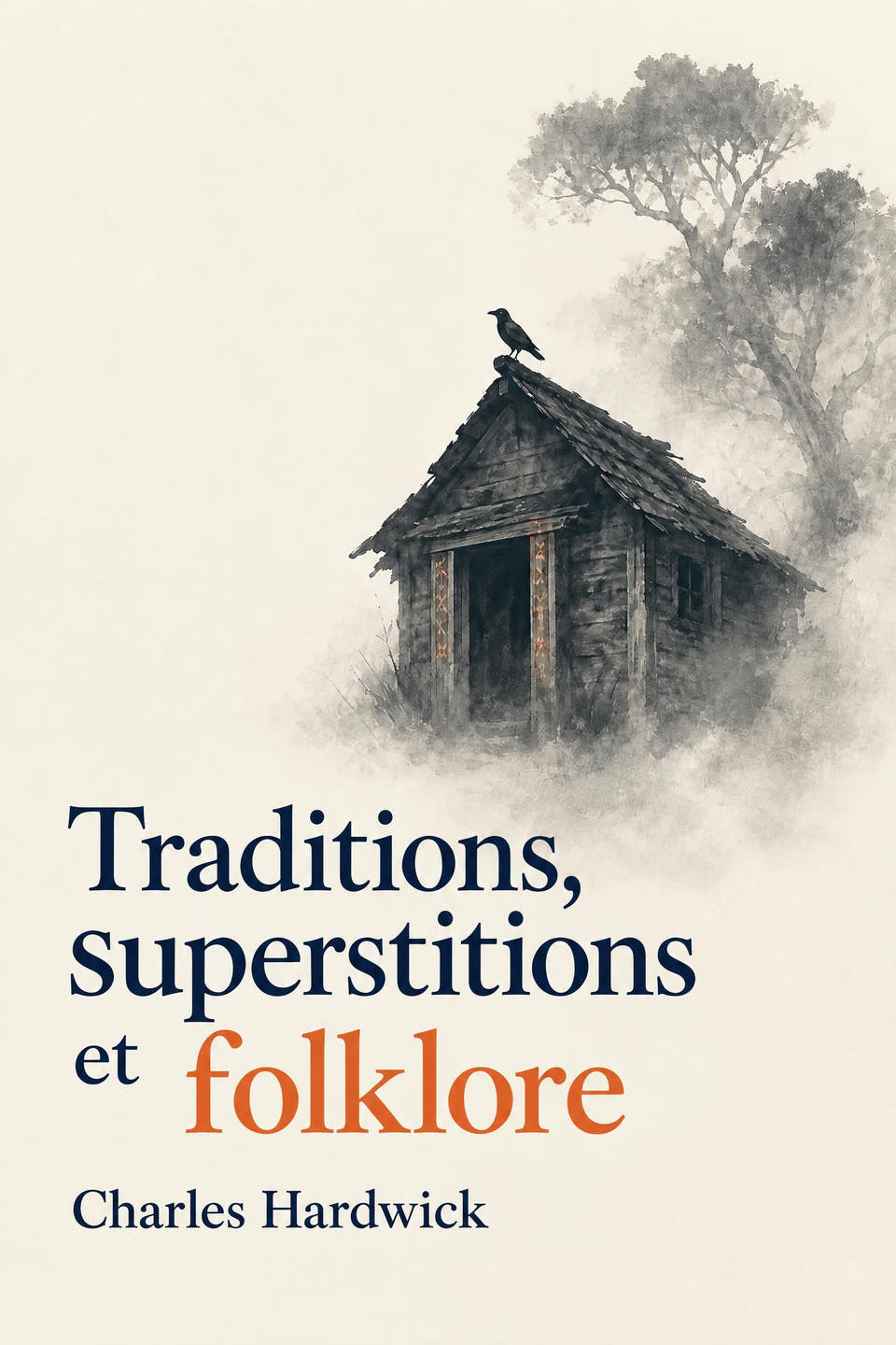 Traditions, superstitions et folklore by Charles Hardwick, the cover