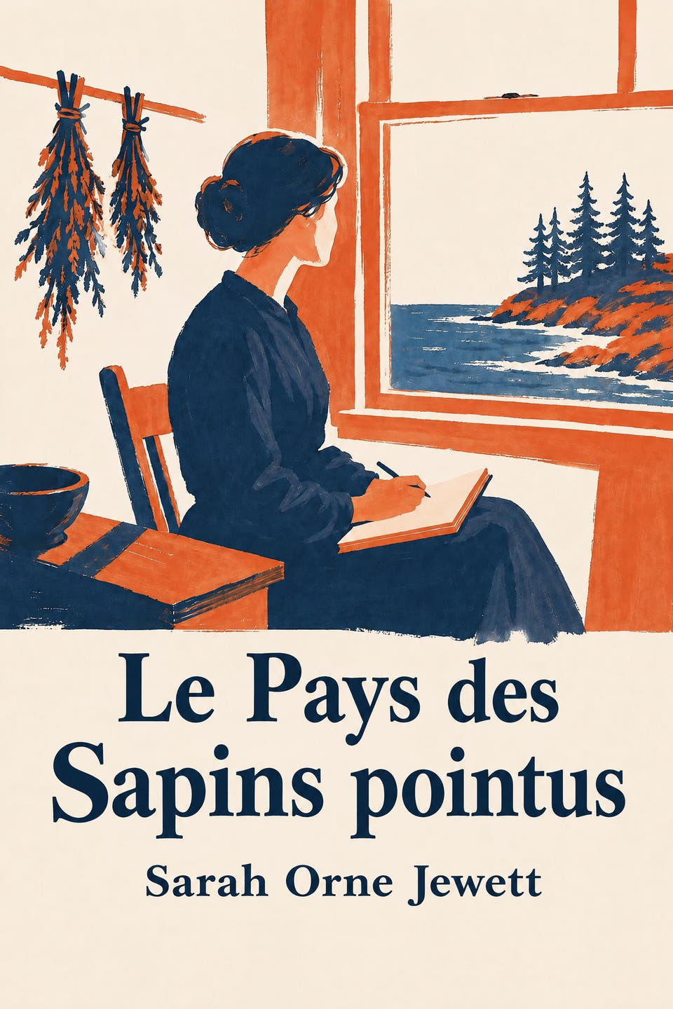 Le Pays des Sapins pointus by Sarah Orne Jewett, the cover