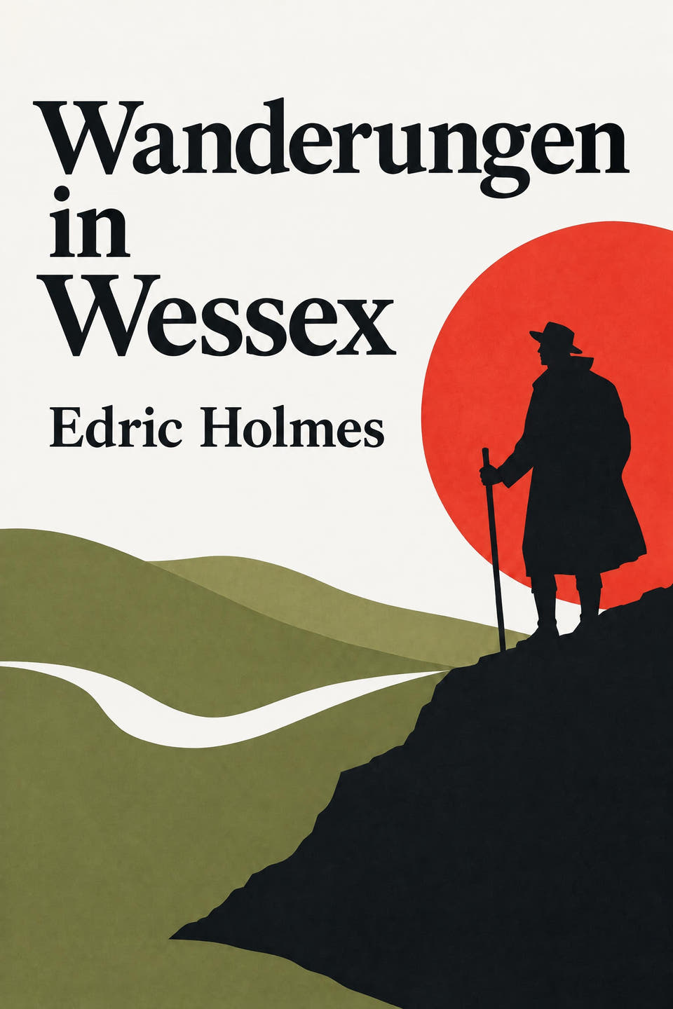 Wanderungen in Wessex by Edric Holmes, the cover