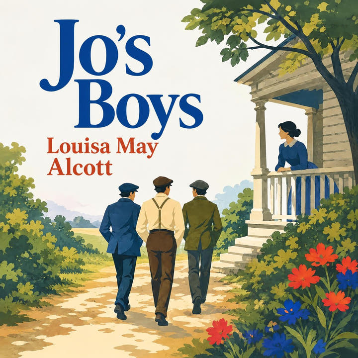 Jo's Boys, the audiobook cover