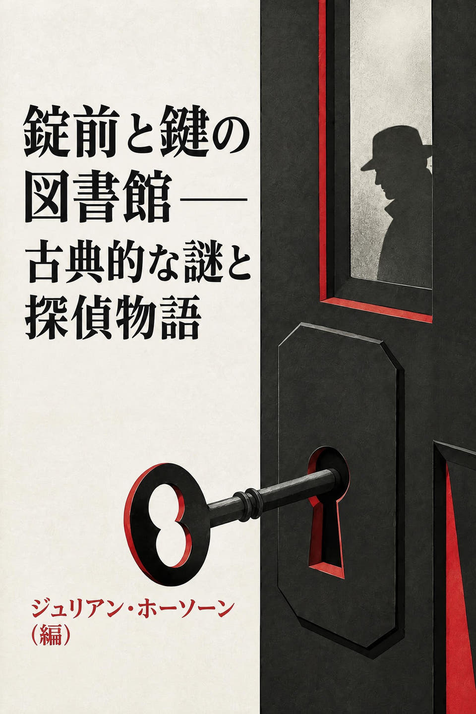 ジュリアン・ホーソーン（編）著『錠前と鍵の図書館――古典的な謎と探偵物語』の表紙