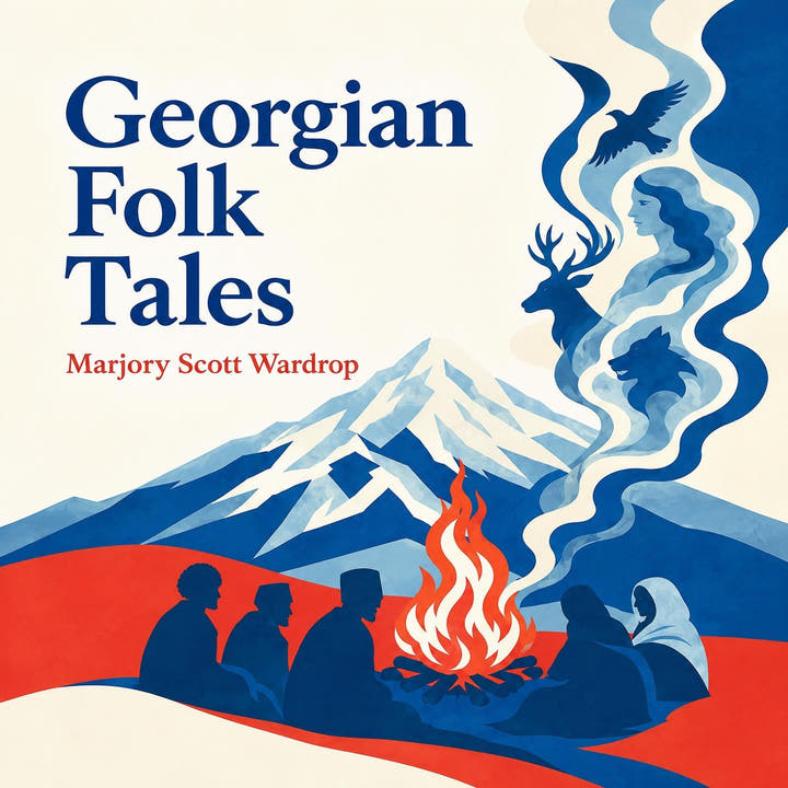 Georgian Folk Tales, the audiobook cover