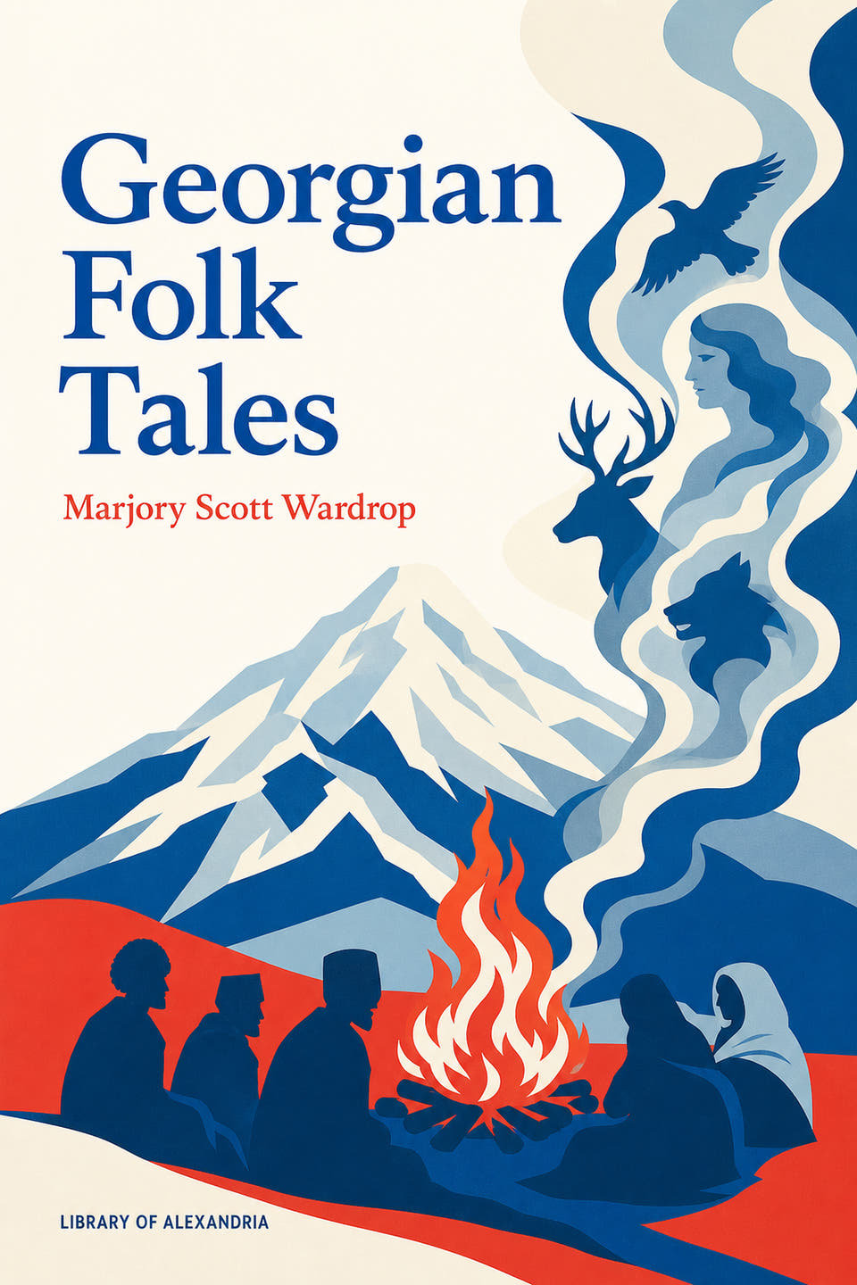 Georgian Folk Tales by Marjory Scott Wardrop, the cover