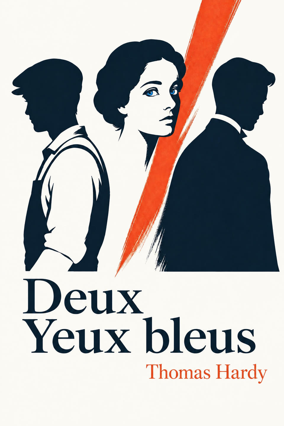 Deux Yeux bleus by Thomas Hardy, the cover
