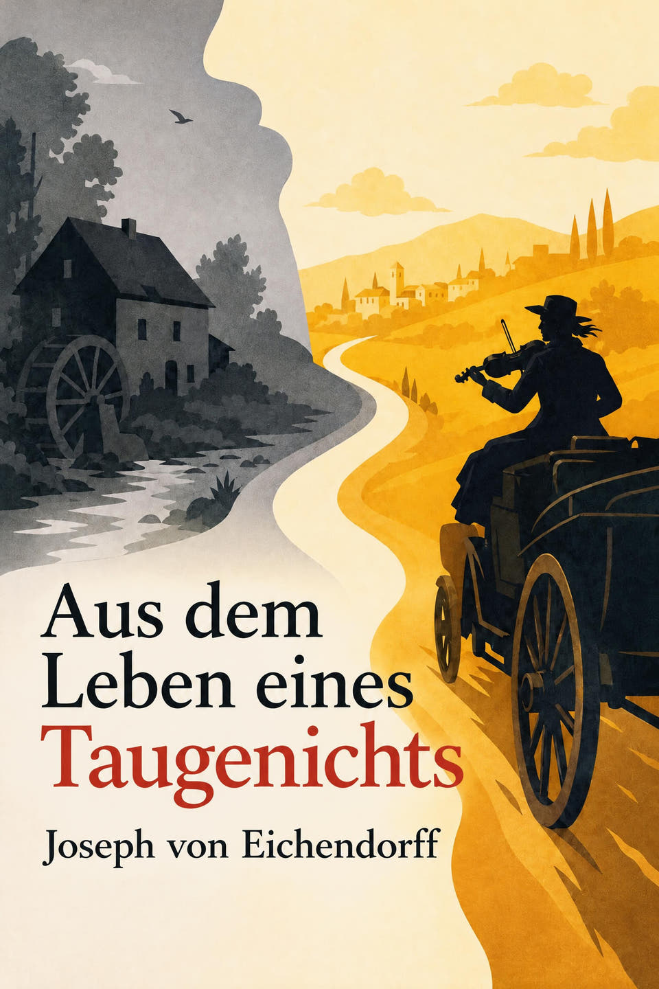 Aus dem Leben eines Taugenichts by Joseph von Eichendorff, the cover