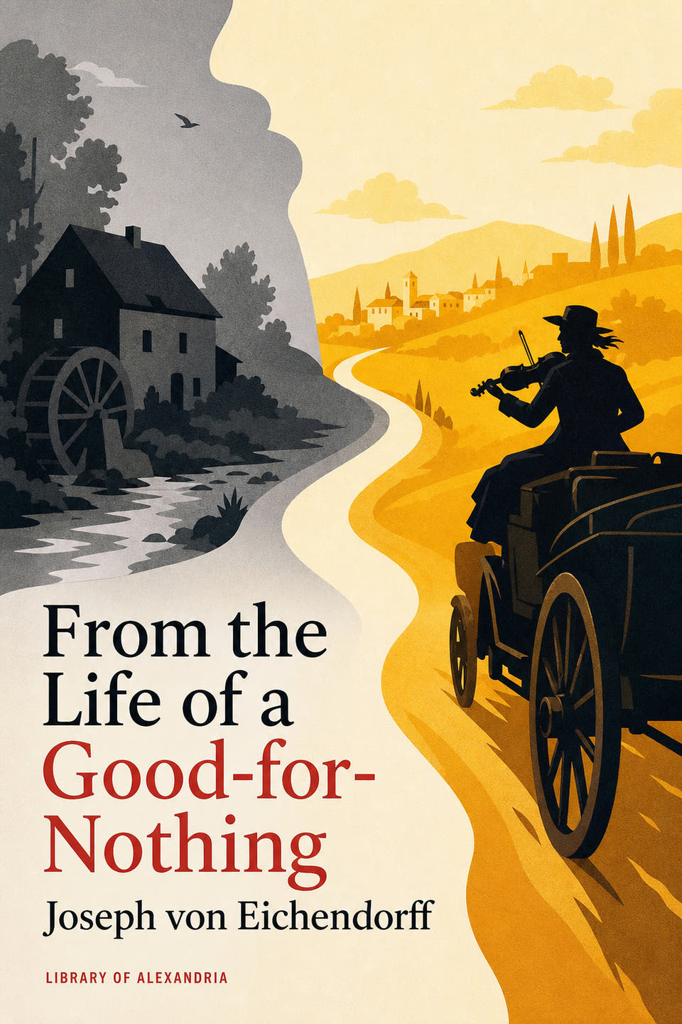 From the Life of a Good-for-Nothing by Joseph von Eichendorff, the cover